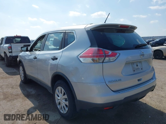 2016 Nissan Rogue SV with VIN KNMAT2MV6GP606255, listed as a IAAI auction lot 41523381 with Not Provided miles and . Bid and sale history available at carsss.com. Image 3.