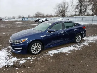 2016 Kia Optima EX with VIN 5XXGU4L32GG064193, listed as a Copart auction lot 52429355 with 103,325 mi miles and Clean Title. Bid and sale history available at carsss.com. Image 1.