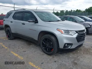 2020 Chevrolet Traverse Premier with VIN 1GNERKKW6LJ281302, listed as a IAAI auction lot 42354630 with 110,863 mi miles and . Bid and sale history available at DreamBid. Image 1.