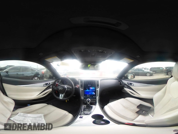 2017 Infiniti Q60 Red Sport 400 with VIN JN1FV7EK8HM610878, listed as a IAAI auction lot 41912063 with 93,680 mi miles and . Bid and sale history available at carsss.com. Image 20.