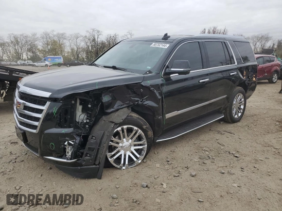 2019 Cadillac Escalade z VIN 1GYS4AKJ9KR133891, wystawiony jako Copart lot #80752144 z przebiegiem 77 000 mil mil oraz Szkoda całkowita • Salvage title. Historia ofert i sprzedaży dostępna na DreamBid. Obrazek 1.