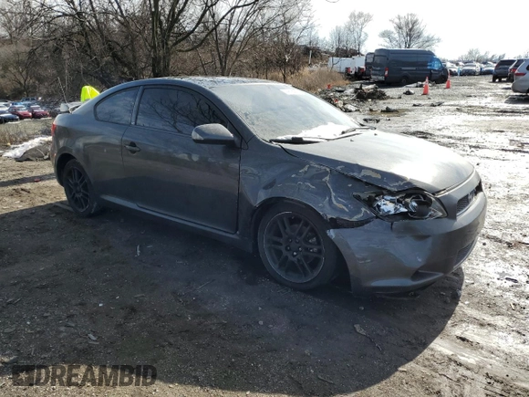 2007 Scion tC Spec with VIN JTKDE177770195397, listed as a Copart auction lot 44628005 with 170,080 mi miles and Salvage Title. Bid and sale history available at carsss.com. Image 4.