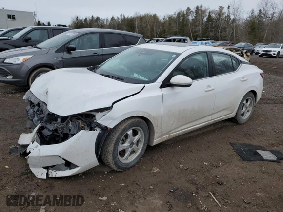 2021 Nissan Sentra SV with VIN 3N1AB8CV9MY206355, listed as a Copart auction lot 47235935 with 50,861 mi miles and Salvage Title. Bid and sale history available at carsss.com. Image 1.