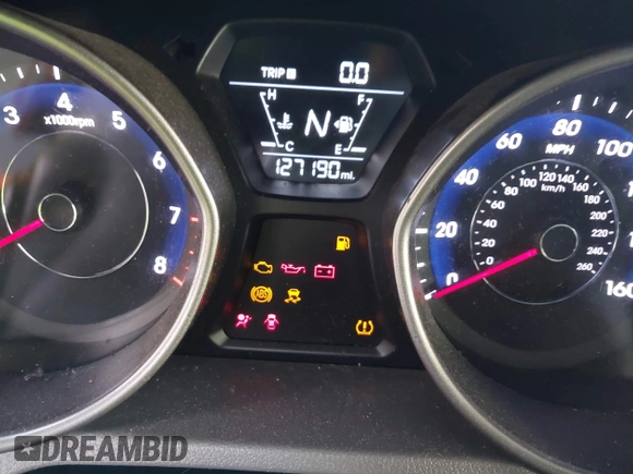 2015 Hyundai Elantra SE with VIN 5NPDH4AE7FH645154, listed as a IAAI auction lot 41830124 with 127,190 mi miles and . Bid and sale history available at DreamBid. Image 6.