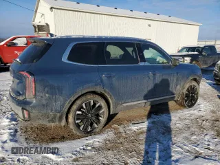 2024 Kia Telluride SX Prestige with VIN 5XYP5DGC6RG483038, listed as a Copart auction lot 87688885 with 16,260 mi miles and Salvage title. Bid and sale history available at DreamBid. Image 3.