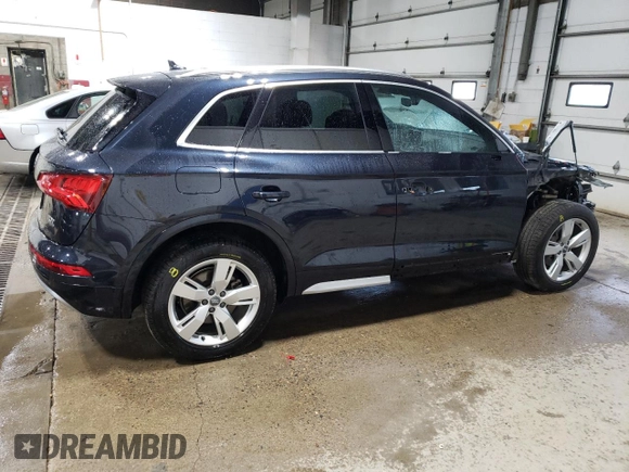 2018 Audi Q5 Premium Plus with VIN WA1BNAFY6J2064914, listed as a Copart auction lot 53778665 with 92,301 mi miles and Salvage Title. Bid and sale history available at carsss.com. Image 3.