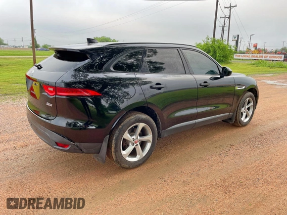 2017 Jaguar F-Pace 20d Premium with VIN SADCJ2BN9HA096252, listed as a Copart auction lot 55564935 with 98,439 mi miles and Clean Title. Bid and sale history available at DreamBid. Image 4.