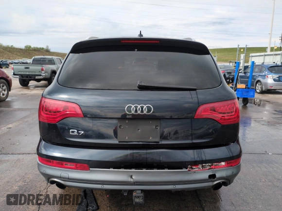 2012 Audi Q7 Premium Plus with VIN WA1LGAFE8CD003527, listed as a Copart auction lot 56162055 with 164,758 mi miles and Salvage title. Bid and sale history available at DreamBid. Image 6.