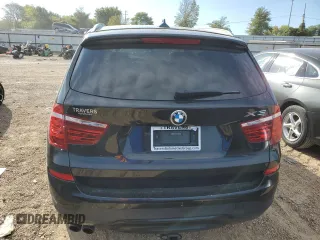2015 BMW X3 xDrive28i with VIN 5UXWX9C57F0D52214, listed as a Copart auction lot 69326213 with Not Provided miles and Salvage Title. Bid and sale history available at DreamBid. Image 6.