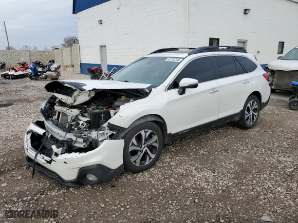 2018 Subaru Outback Touring with VIN 4S4BSATC2J3346836, listed as a Copart auction lot 43724705 with 112,914 mi miles and Salvage Title. Bid and sale history available at carsss.com. Image 1.