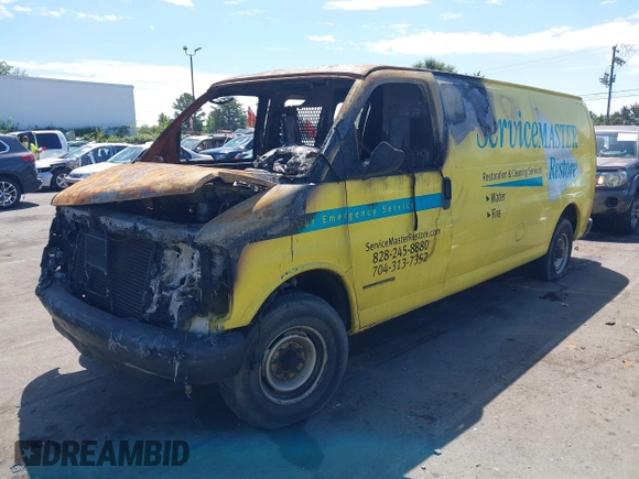 2001 GMC Savana z VIN 1GTHG39R011142555, wystawiony jako IAAI lot #40275527 z przebiegiem Nie podano mil oraz . Historia ofert i sprzedaży dostępna na DreamBid. Obrazek 2.