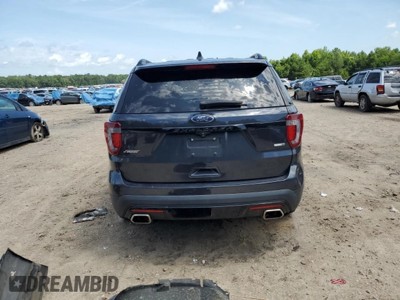 2017 Ford Explorer Sport z VIN 1FM5K8GT7HGC29725, wystawiony jako Copart lot #59944785 z przebiegiem 121 715 mil mil oraz Szkoda całkowita • Salvage title. Historia ofert i sprzedaży dostępna na DreamBid. Obrazek 6.