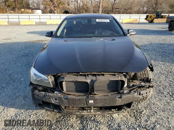 2015 BMW 5 Series 535i with VIN WBA5B1C50FD918875, listed as a Copart auction lot 43802075 with 106,283 mi miles and Salvage Title. Bid and sale history available at carsss.com. Image 5.