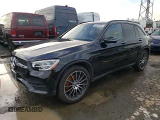 2021 Mercedes-Benz GLC with VIN W1N0G8EB8MF882311, listed as a Copart auction lot 36476333 with 0 mi miles. Bid and sale history available at carsss.com. Image 1.