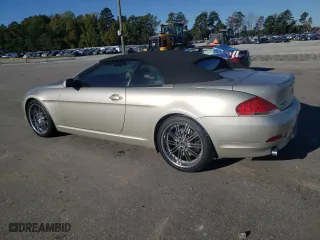 2004 BMW 6 Series 645Ci with VIN WBAEK73464B320194, listed as a Copart auction lot 76697644 with 110,823 mi miles and Salvage Title. Bid and sale history available at carsss.com. Image 2.