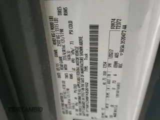 2015 Ford Transit Cargo с VIN 1FTNR1ZM8FKB20102, выставлен на аукционе Copart как лот 65703335 с пробегом 267 890 миль миль и Чистый • Clean title. История ставок и продаж доступна на DreamBid. Изображение 12.