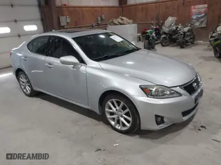 2013 Lexus IS 250 with VIN JTHCF5C27D5063027, listed as a IAAI auction lot 41897211 with 199,756 mi miles. Bid and sale history available at carsss.com. Image 1.
