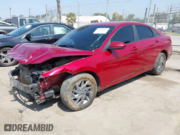 2024 Hyundai Elantra SEL with VIN KMHLM4DG8RU730160, listed as a IAAI auction lot 42344415 with 21,650 mi miles and . Bid and sale history available at DreamBid. Image 2.