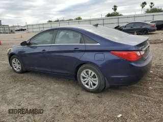 2013 Hyundai Sonata GLS with VIN 5NPEB4AC1DH593585, listed as a Copart auction lot 51829125 with 130,101 mi miles and Salvage Title. Bid and sale history available at carsss.com. Image 2.