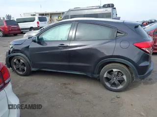 2018 Honda HR-V EX-L with VIN 3CZRU6H7XJM719006, listed as a IAAI auction lot 41333855 with 57,678 mi miles and . Bid and sale history available at carsss.com. Image 14.
