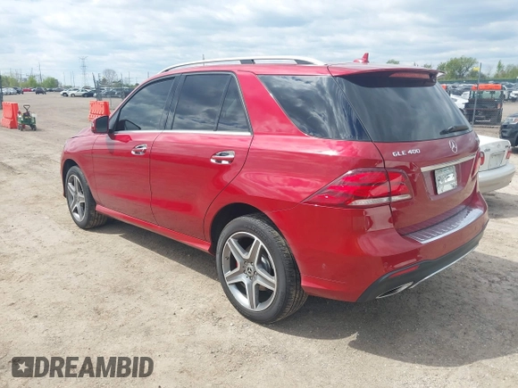 2017 Mercedes-Benz GLE 400 with VIN 4JGDA5GB1HA906999, listed as a IAAI auction lot 42211022 with 84,247 mi miles and . Bid and sale history available at DreamBid. Image 3.