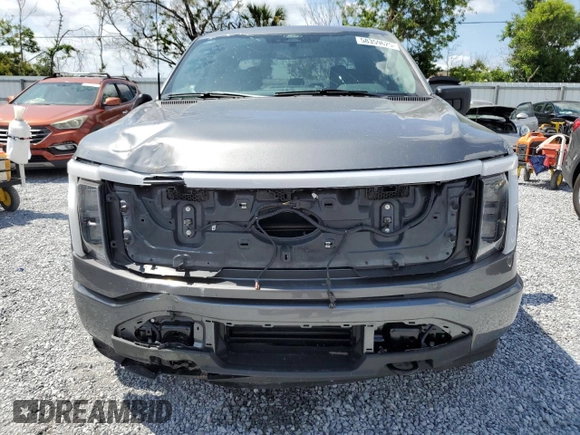 2024 Ford F-150 Lightning XLT with VIN 1FTVW3LK8RWG23783, listed as a Copart auction lot 58359625 with 5,864 mi miles and Salvage title. Bid and sale history available at DreamBid. Image 5.