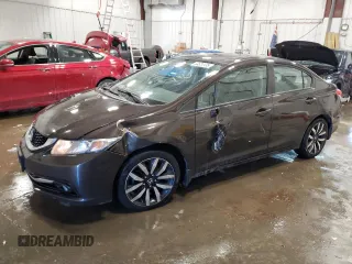 2014 Honda Civic Sedan EX-L with VIN 2HGFB2F96EH527261, listed as a Copart auction lot 44624135 with 170,037 mi miles and Non Repairable. Bid and sale history available at carsss.com. Image 1.