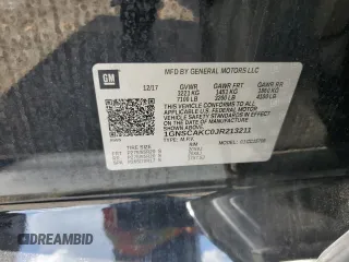2018 Chevrolet Tahoe LS с VIN 1GNSCAKC0JR213211, выставлен на аукционе Copart как лот 61912895 с пробегом 51 847 миль миль и Списание • Salvage title. История ставок и продаж доступна на DreamBid. Изображение 13.