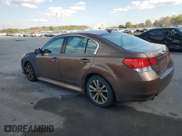 2013 Subaru Legacy Limited with VIN 4S3BMBL68D3031221, listed as a Copart auction lot 74792814 with 104,354 mi miles and Salvage title. Bid and sale history available at DreamBid. Image 2.
