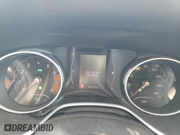 2017 Jeep Compass Sport with VIN 3C4NJCAB1HT658073, listed as a Copart auction lot 76667514 with 67,137 mi miles and Non Repairable. Bid and sale history available at carsss.com. Image 9.