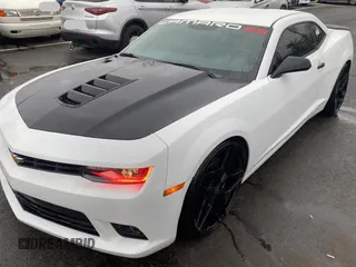 2015 Chevrolet Camaro SS with VIN 2G1FG1EW6F9228228, listed as a Copart auction lot 50104785 with 29,445 mi miles and Salvage Title. Bid and sale history available at carsss.com. Image 2.