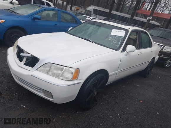 2000 Acura RL with VIN JH4KA9653YC000645, listed as a IAAI auction lot 41350069 with 1 mi miles. Bid and sale history available at carsss.com. Image 2.