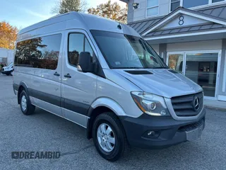 2014 Mercedes-Benz Sprinter Passenger with VIN WDZPE7CC6E5842740, listed as a Copart auction lot 77664544 with 182,288 mi miles and Clean Title. Bid and sale history available at carsss.com. Image 1.