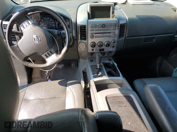 2006 Nissan Armada LE с VIN 5N1AA08A56N727172, выставлен на аукционе Copart как лот 50765515 с пробегом 232 145 миль миль и Списание • Salvage title. История ставок и продаж доступна на DreamBid. Изображение 8.