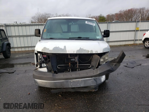 2012 Chevrolet Express Passenger 1LT with VIN 1GAZGYFG3C1118315, listed as a Copart auction lot 80870104 with 122,178 mi miles and Salvage title. Bid and sale history available at DreamBid. Image 5.