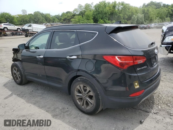 2014 Hyundai Santa Fe with VIN 5XYZUDLB3EG201098, listed as a Copart auction lot 58347205 with 130,610 mi miles and Salvage title. Bid and sale history available at DreamBid. Image 2.