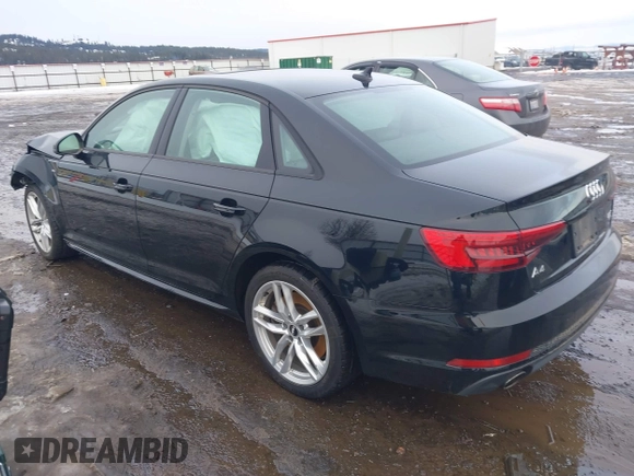 2017 Audi A4 Season of Audi Premium with VIN WAUDNAF46HN041781, listed as a IAAI auction lot 41649884 with 46,823 mi miles. Bid and sale history available at carsss.com. Image 3.