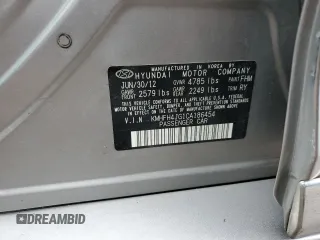 2012 Hyundai Azera с VIN KMHFH4JG1CA186454, выставлен на аукционе Copart как лот 51685695 с пробегом 123 327 миль миль и Списание • Salvage title. История ставок и продаж доступна на DreamBid. Изображение 12.