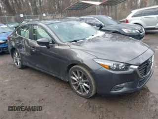 2018 Mazda 3 Touring with VIN 3MZBN1V35JM174323, listed as a IAAI auction lot 41412732 with 80,008 mi miles. Bid and sale history available at carsss.com. Image 1.