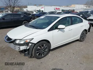 2014 Honda Civic EX with VIN 19XFB2F84EE247355, listed as a IAAI auction lot 41717219 with 134,520 mi miles. Bid and sale history available at carsss.com. Image 23.