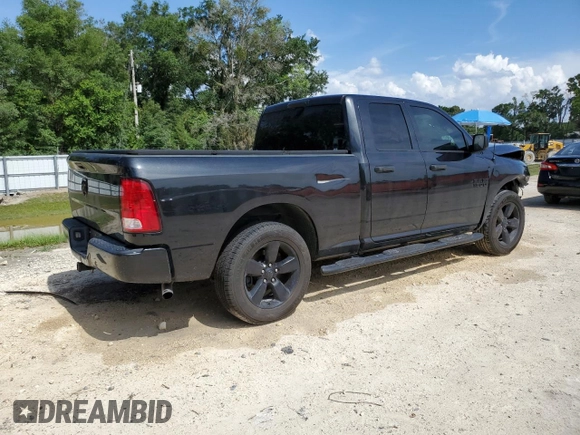 2016 Ram 1500 Express with VIN 1C6RR6FG0GS404586, listed as a Copart auction lot 58538645 with 161,655 mi miles and Salvage title. Bid and sale history available at DreamBid. Image 3.