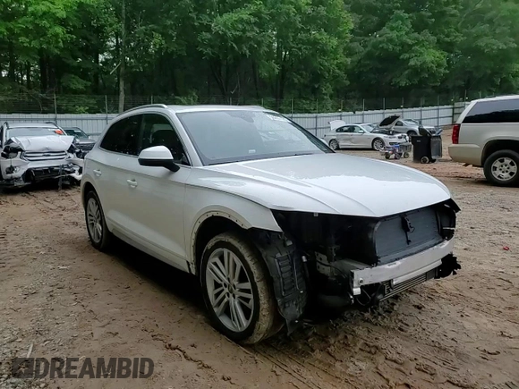 2018 Audi Q5 Premium Plus with VIN WA1BNAFY9J2098068, listed as a Copart auction lot 56207175 with 89,418 mi miles and Salvage title. Bid and sale history available at DreamBid. Image 15.