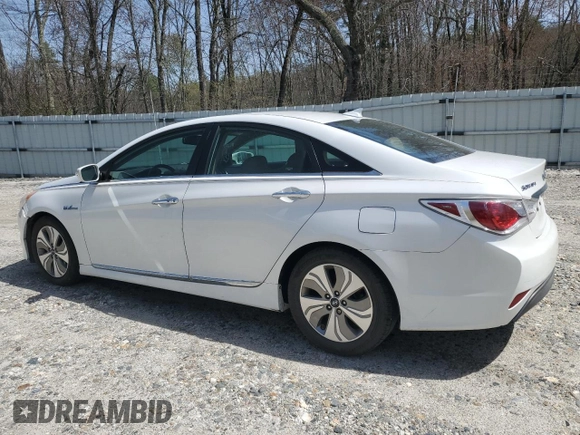2013 Hyundai Sonata with VIN KMHEC4A4XDA085186, listed as a Copart auction lot 54975385 with 129,053 mi miles and Clean Title. Bid and sale history available at carsss.com. Image 2.