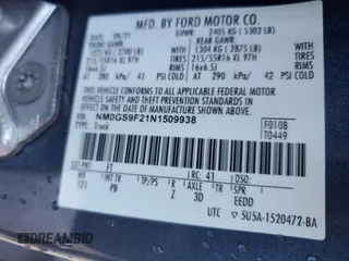2022 Ford Transit Connect XLT with VIN NM0GS9F21N1509938, listed as a Copart auction lot 79404264 with 103,223 mi miles and Clean title. Bid and sale history available at DreamBid. Image 13.