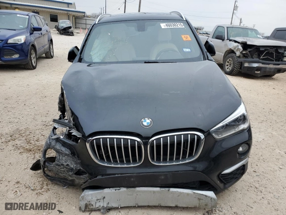 2017 BMW X1 xDrive28i with VIN WBXHT3Z33H4A53584, listed as a Copart auction lot 46030215 with 70,858 mi miles and Salvage Title. Bid and sale history available at carsss.com. Image 5.