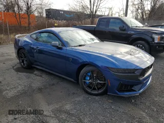 2024 Ford Mustang Dark Horse with VIN 1FA6P8R02R5502375, listed as a Copart auction lot 82881654 with 0 mi miles and Salvage Title. Bid and sale history available at carsss.com. Image 4.
