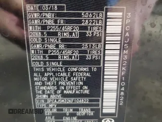 2019 Infiniti QX50 Essential с VIN 3PCAJ5M32KF104822, выставлен на аукционе Copart как лот 59906345 с пробегом 37 061 миль миль и Списание • Salvage title. История ставок и продаж доступна на DreamBid. Изображение 13.