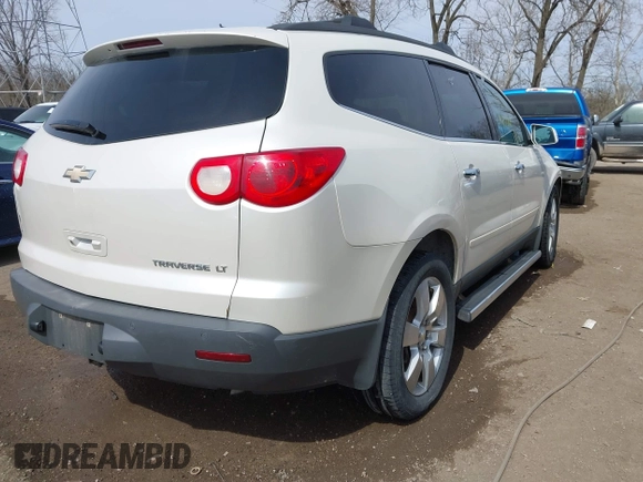 2012 Chevrolet Traverse 1LT with VIN 1GNKRGED6CJ323848, listed as a IAAI auction lot 41833202 with 204,926 mi miles and . Bid and sale history available at DreamBid. Image 4.