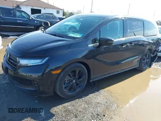 2024 Honda Odyssey Sport with VIN 5FNRL6H75RB070899, listed as a IAAI auction lot 41784731 with 3,875 mi miles and . Bid and sale history available at DreamBid. Image 2.