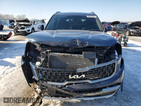 2023 Kia Telluride SX Prestige X-Line с VIN 5XYP5DGC2PG383922, выставлен на аукционе Copart как лот 88878745 с пробегом 19 320 миль миль и Списание • Salvage title. История ставок и продаж доступна на DreamBid. Изображение 5.